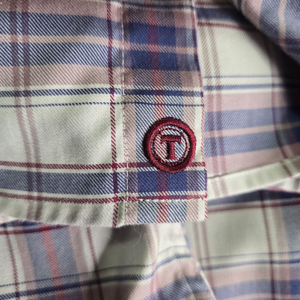 Twillory Untuckable Men's Size M-L Plaid Long Sleeve Shirt - Picture 4 of 5